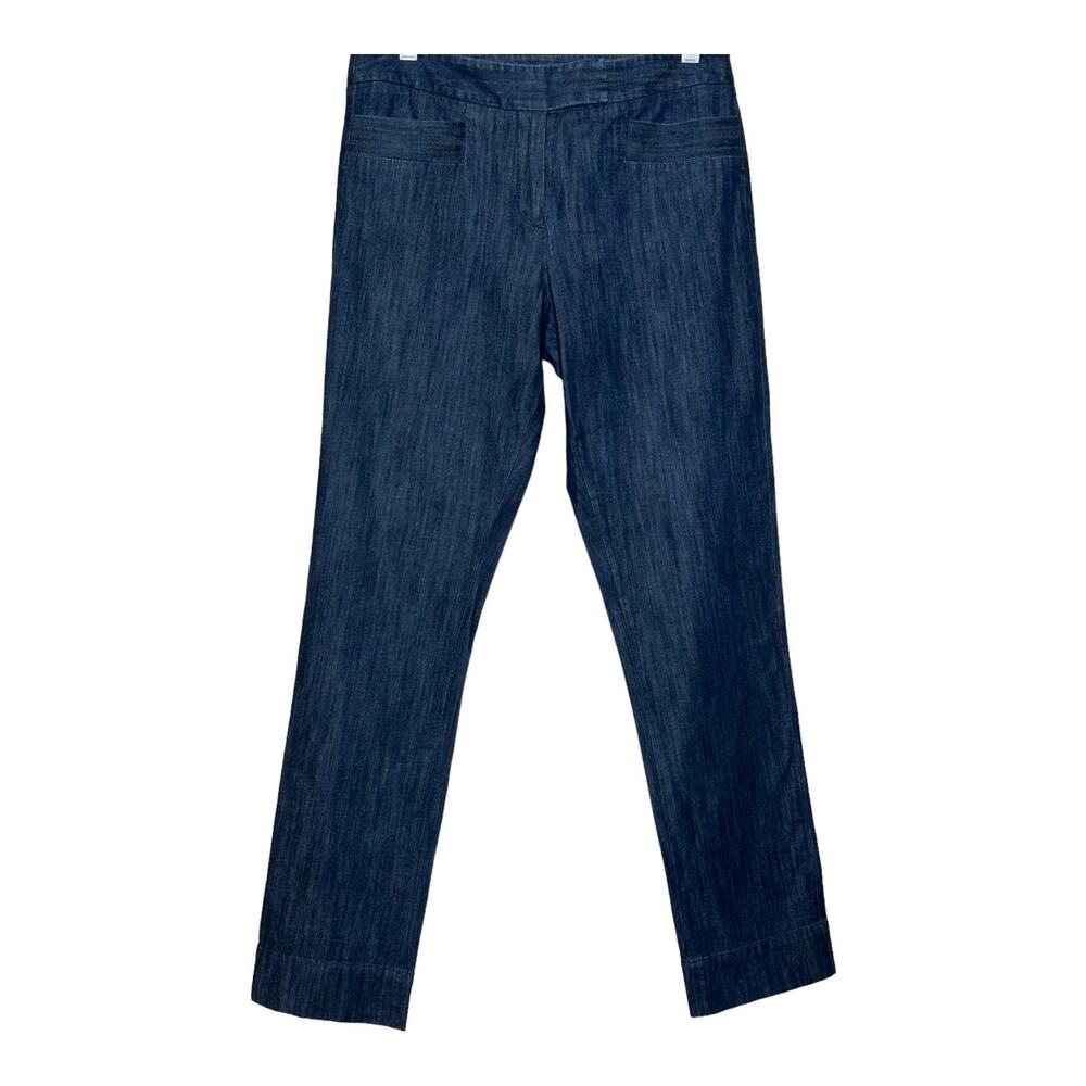 Ellavie blue straight legs lightweight jeans size 10